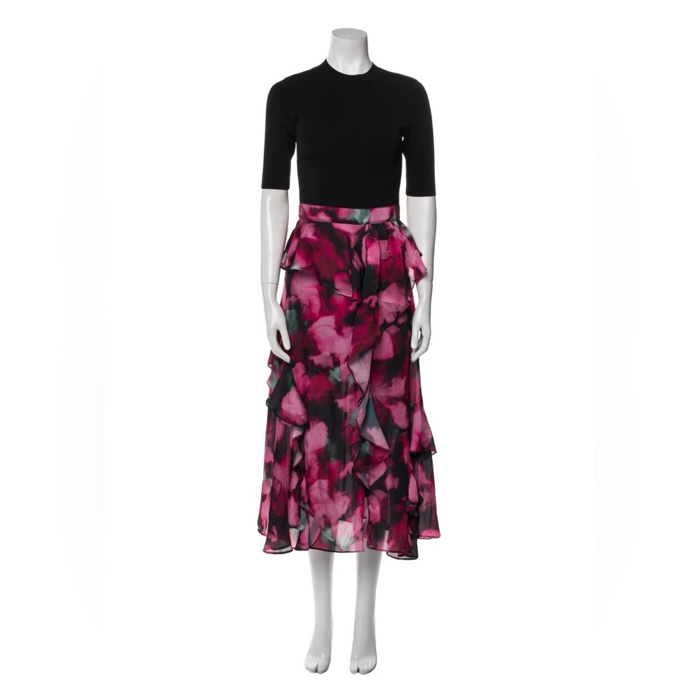 NWT Ted Baker Darciia fitted floral petal knit viscose blend dress US 4 Ted SZ 1